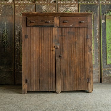 Antique Beadboard Cabinet