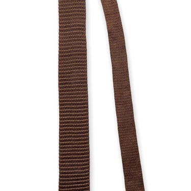 Vintage 1960s/1970s ROOSTER Cotton Knit Necktie ~ 100% Cotton Lisle ~ Square Bottom Tie ~ 60s / 70s 