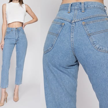 XS 90s High Waisted Light Wash Jeans 25