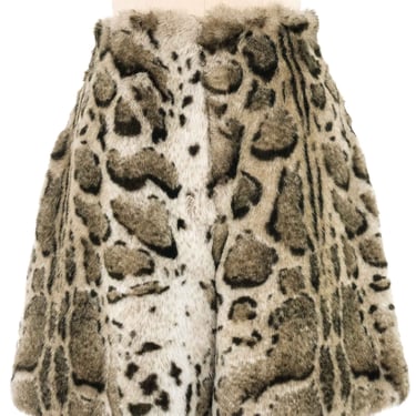 1980s Krizia Faux Fur Shorts