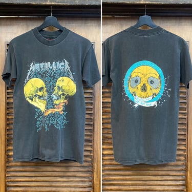 Vintage 1990's Dated 1991 Metallica Rock Band Pushead Brockum T-Shirt, 90's, Vintage on Hollywood