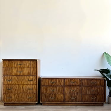 Pair of Vintage Campaign Style Dressers