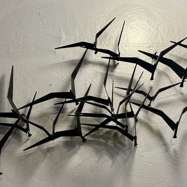 Curtis Jere’ ‘Birds in Flight’ Wall Sculpture