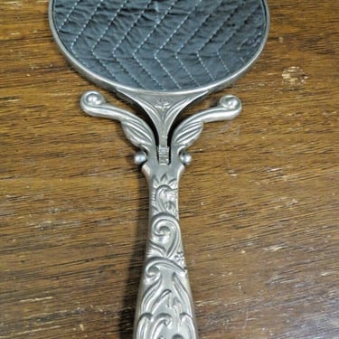 Vintage Godinger Folding Hand Mirror Silver Ornate Two Way 