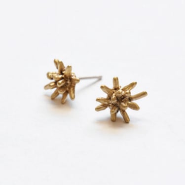 8.6.4 - Starburst Earrings - Brass