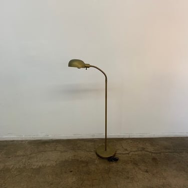 Raw Unsealed Brass Plated Gooseneck Lamp 