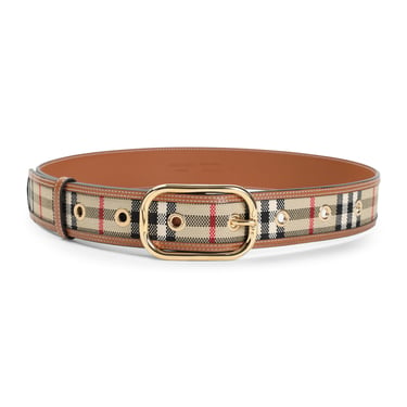 Burberry Check Belt Women