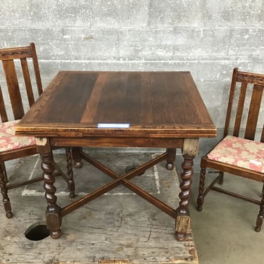 Barley Twist Dining Table  Set (Seattle)