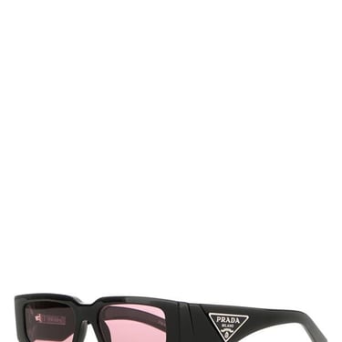 Prada Men Black Acetate Sunglasses