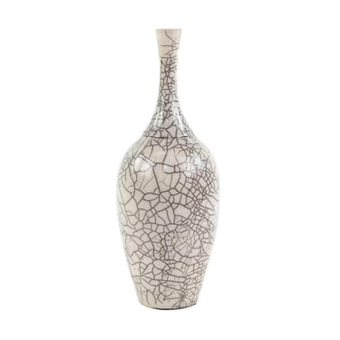 Bob Green Raku Ceramic Vase 