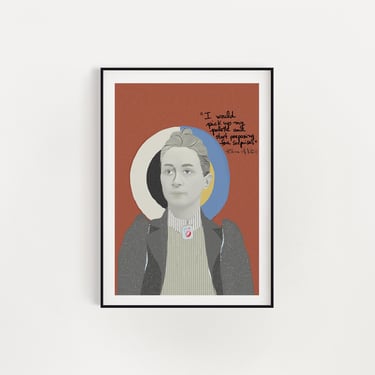 Hilma Af Klint Portrait, Cubicle Decor, Artists Gifts, New Job Gift 