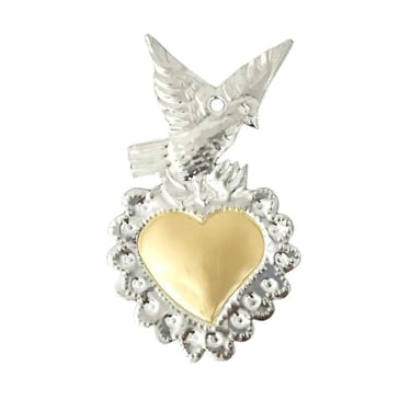 SEDS Golden Heart Tin Ornament
