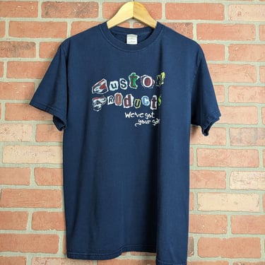 Vintage 90s Custom Products ORIGINAL Ransom Note Tee - Extra Large 