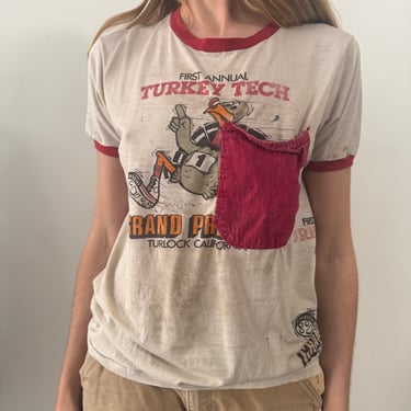 Thrashed Turkey Test Print Tee