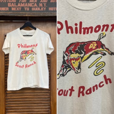 Vintage 1950’s Philmont Scout Ranch Boy Scouts BSA Cotton T-Shirt, 50’s Tee Shirt, Vintage Clothing 