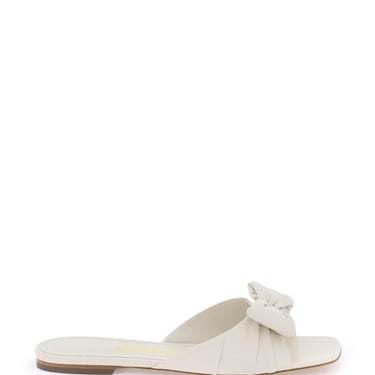 Ferragamo "Nappa Slides With Bow Detail" Women