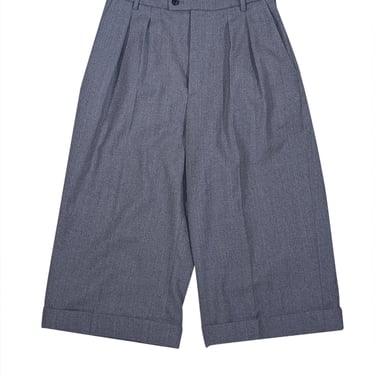 Yves Saint Laurent - Grey Wool Cropped Pants Sz 4