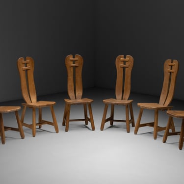 De Puydt Oak Dining Chairs