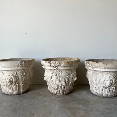 Palm Beach Neoclassical - Style Planters - Set of 3 