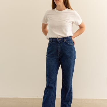 Vintage 26 Waist Lee Denim | Made in USA Jeans | Dark Wash Straight Leg High Waist Jean | J1 