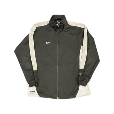 (M) Black/Grey Nike Dri-Fit Track Jacket 041422 JF