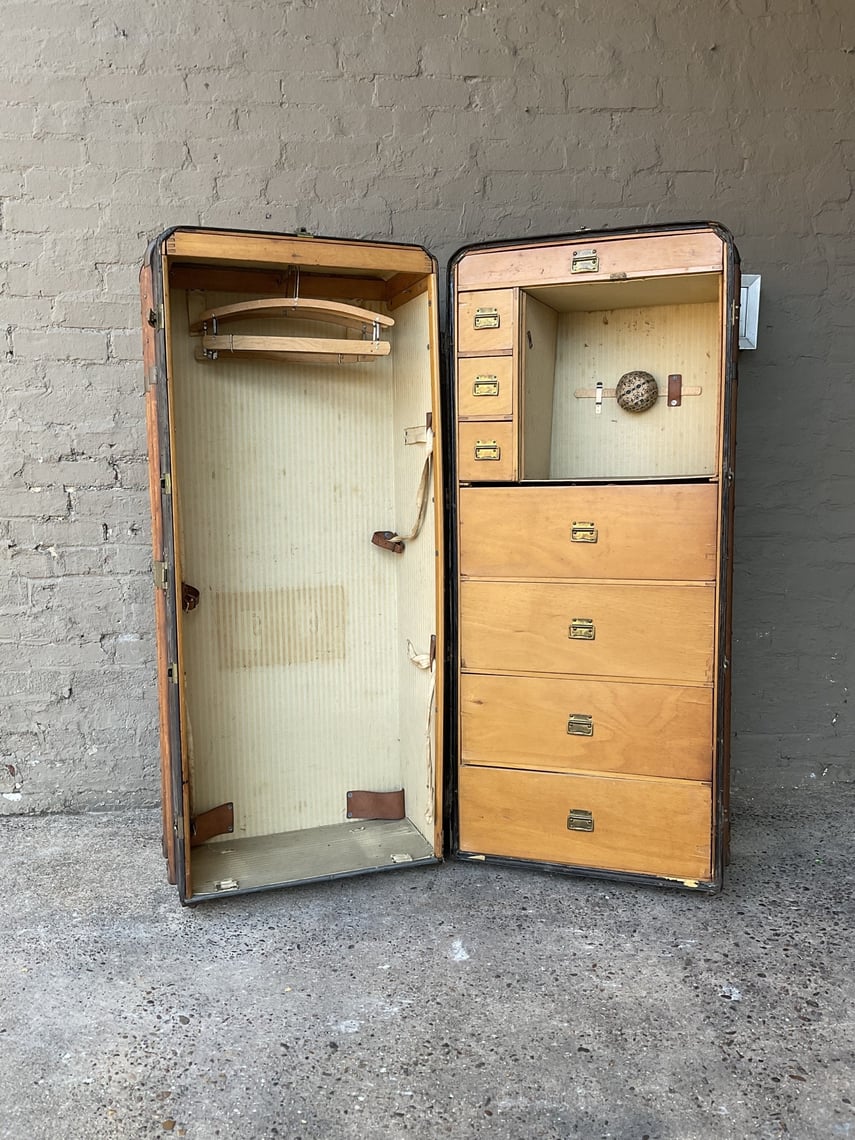 Antique Wardrobe Trunk | GoodWood | U St - Washington, DC