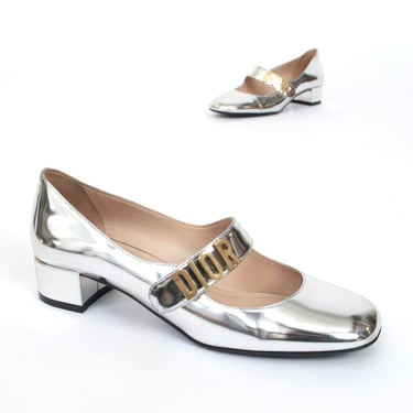 Christian Dior Laminated Baby-D Mary Janes*