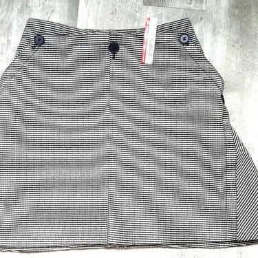 MARNI Collection Skirt Size Medium Plaid Flare Hem Business Career AVANT GARDE