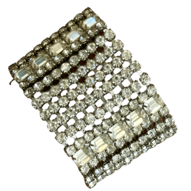 1950s Glam Diamond Crystal Bracelet