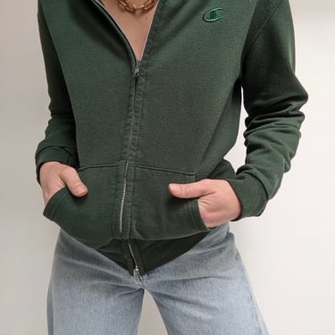 90s Faded Forest Champion Sweatshirt