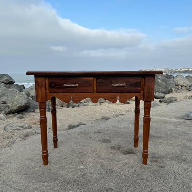 Marvin E. Yunker Studio Crafted Rosewood & Mahogany Entry Table, 1982