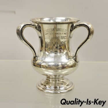 Wallace Brothers Silver Plated Three Handle Trophy Loving Cup Award 1st Prize