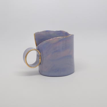 8 oz Cappuccino Handmade Marbled Mug 