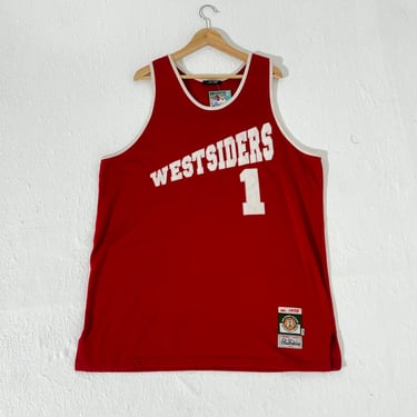 TBNW Vintage 90s Red Westsiders Basketball Jersey Sz. 2XL