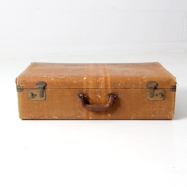vintage striped suitcase luggage 