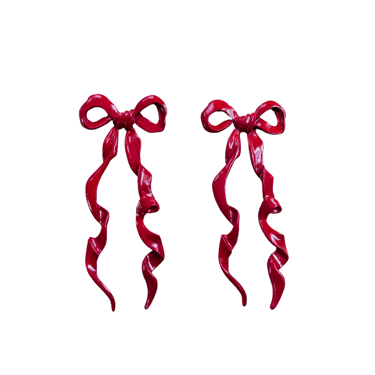 The Pink Reef Burgundy Colour Bow