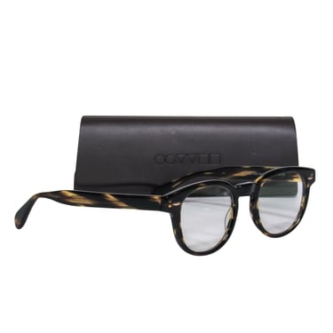 Oliver Peoples - Brown Tortoise Shell Round Clear Glasses