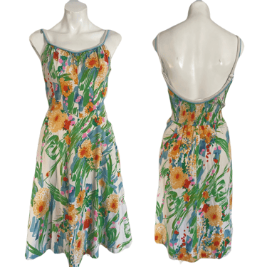 1970’s Floral Sun Dress Size M