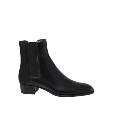 Saint Laurent Wyatt Leather Boots Men