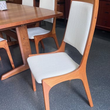 Set Of 6 Mid Century Modern Teak Dining Chairs By Nordic Furniture 