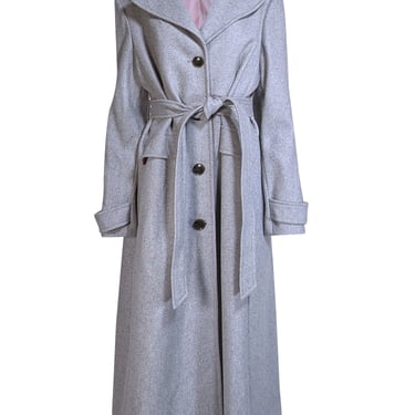 Kate Spade - Grey Long Wool Blend Peacoat Sz XL