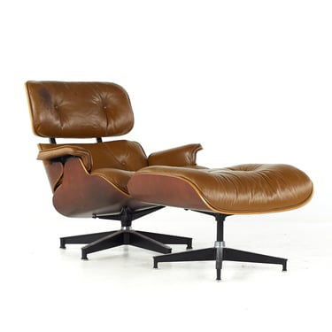 Charles and Ray Eames Mid Century Cherry Lounge Chair - mcm 