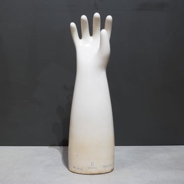 Large Vintage Glazed Porcelain Rubber Glove Molds c.1980-Price per piece