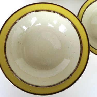 Vintage Rainbow Citron #269 Stoneware 9 1/2" Serving Bowl  From Japan 