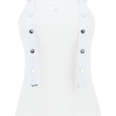 The Attico Tank Top With Strings And Snaps Women