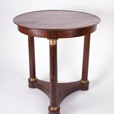 French Empire side table 1800's with original ormoulu 