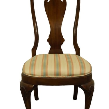Drexel Heritage Solid Cherry Traditional Chippendale Style Ball And Claw Dining Side Chair 177-815 