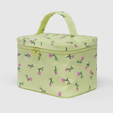 Large Cosmetics Case in Painted Wildflower