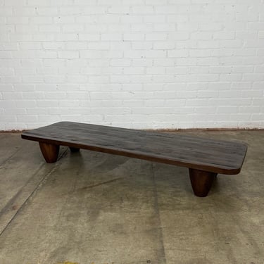Theo Primitive Coffee Table by Six Penny- Ebony Stain 