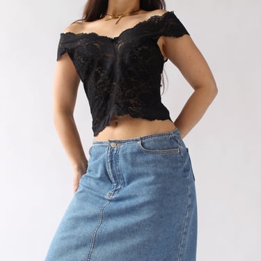 Vintage Sheer Lace Top